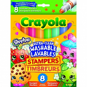 Фломастеры штампики из серии Шопкинс, 8 штук (Crayola, 58-8152) Фломастеры штампики из серии Шопкинс, 8 штук (Crayola, 58-8152)